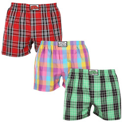 3PACK Boxershorts til mænd Styx classic elastic flerfarvet (3A102329)