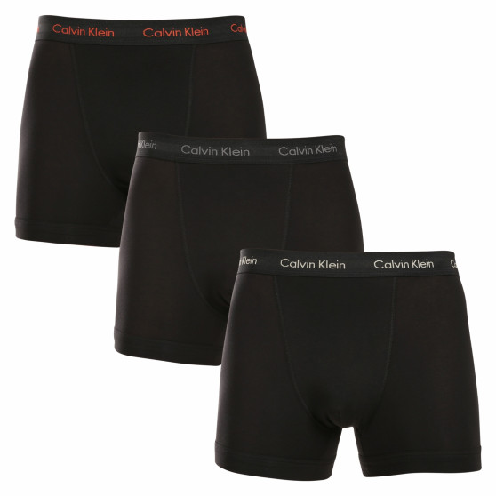 3PACK Boxershorts til mænd Calvin Klein sort (U2662G-MWO)