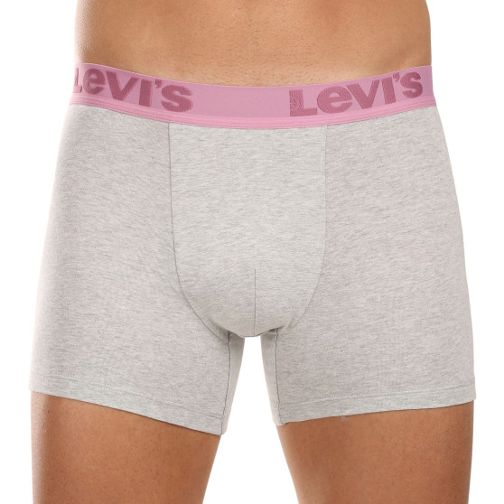 3PACK Boxershorts til mænd Levis flerfarvet (905045001 025)