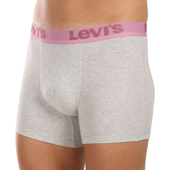 3PACK Boxershorts til mænd Levis flerfarvet (905045001 025)