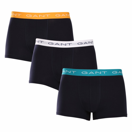 3PACK Boxershorts til mænd Gant blå (902413003-779)