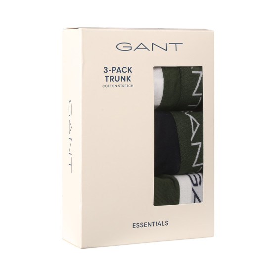 3PACK Boxershorts til mænd Gant flerfarvet (902413043-313)