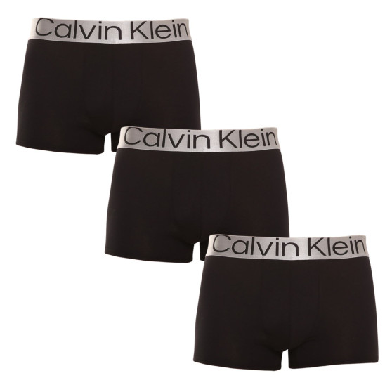 3PACK Boxershorts til mænd Calvin Klein sort (NB3130A-7V1)