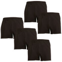 5PACK Boxershorts til mænd Nedeto sort (5NDTT001)