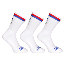 3PACK sokker Styx høj hvid tricolour (3HV10111)