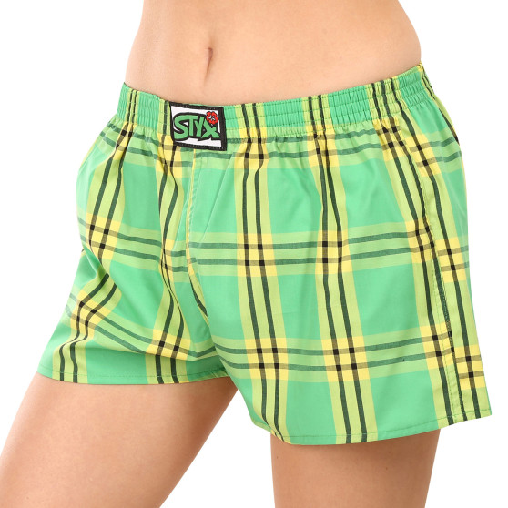 3PACK Dameshorts Styx classic elastic flerfarvet (3K101114)