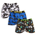 3PACK Boxershorts til mænd Styx art sports gummi flerfarvet (3B14789)