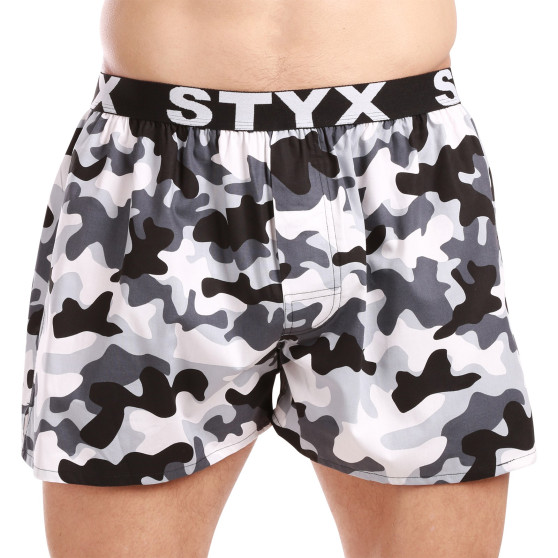 3PACK Boxershorts til mænd Styx art sports gummi flerfarvet (3B14789)