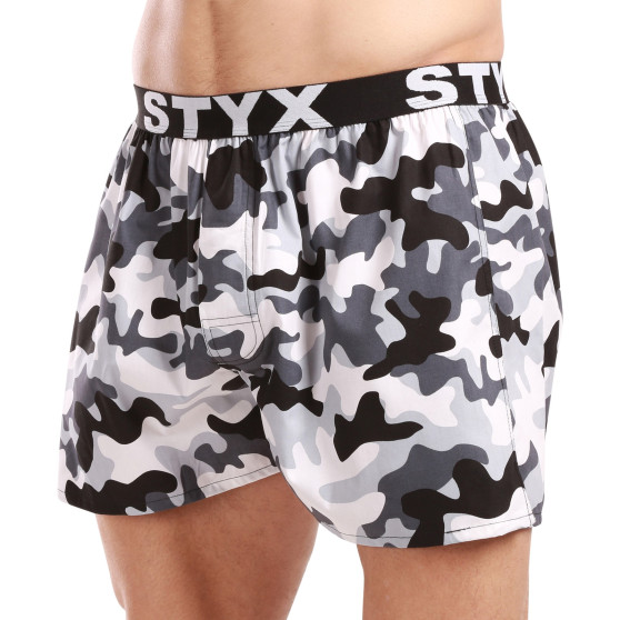 3PACK Boxershorts til mænd Styx art sports gummi flerfarvet (3B14789)