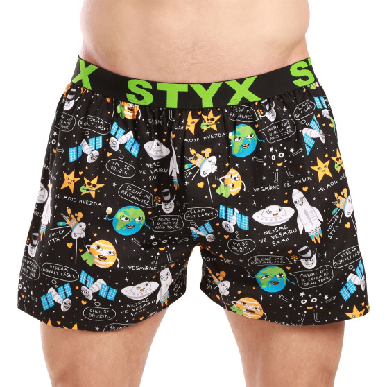 3PACK Boxershorts til mænd Styx art sports gummi flerfarvet (3B14789)