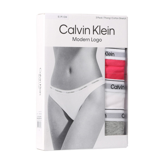 3PACK G-streng til kvinder Calvin Klein flerfarvet (QD5209E-NP4)