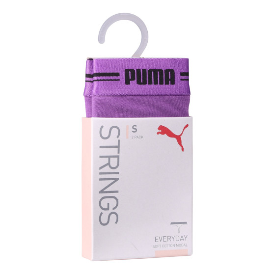 2PACK G-streng til kvinder Puma lilla (603034001 020)