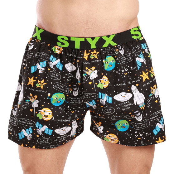 5PACK Boxershorts til mænd Styx art sports gummi flerfarvet (5B1187789)