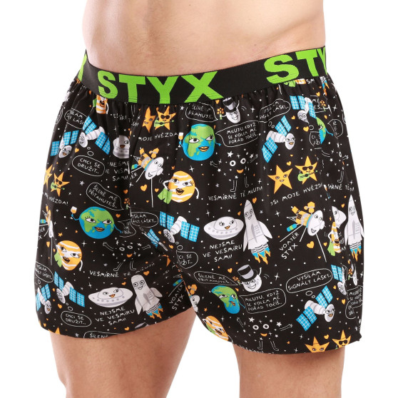 5PACK Boxershorts til mænd Styx art sports gummi flerfarvet (5B1187789)