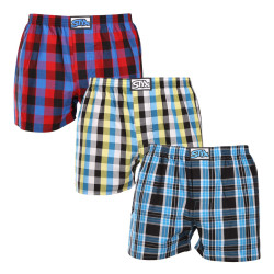 3PACK Boxershorts til mænd Styx classic elastic flerfarvet (3A102227)