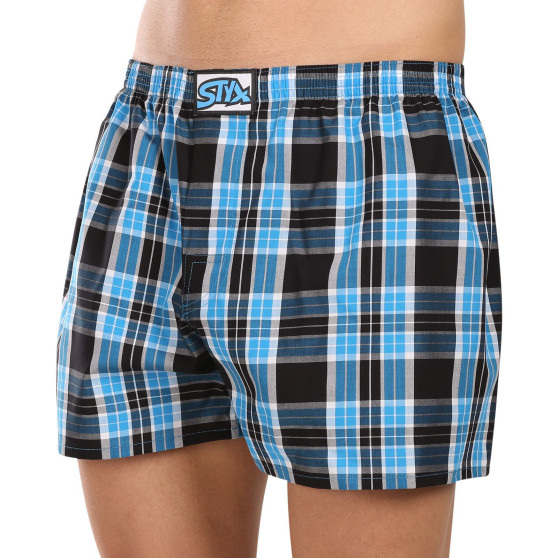 5PACK Boxershorts til mænd Styx classic elastic flerfarvet (5A102230)