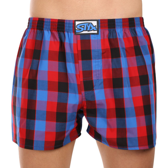 3PACK Boxershorts til mænd Styx classic elastic flerfarvet (3A102327)