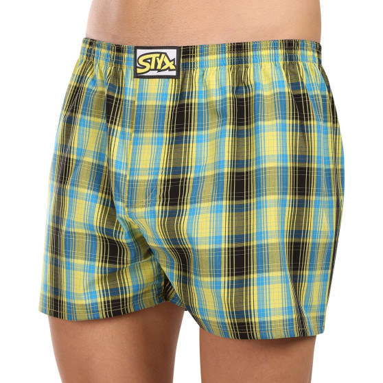 3PACK Boxershorts til mænd Styx classic elastic flerfarvet (3A102124)