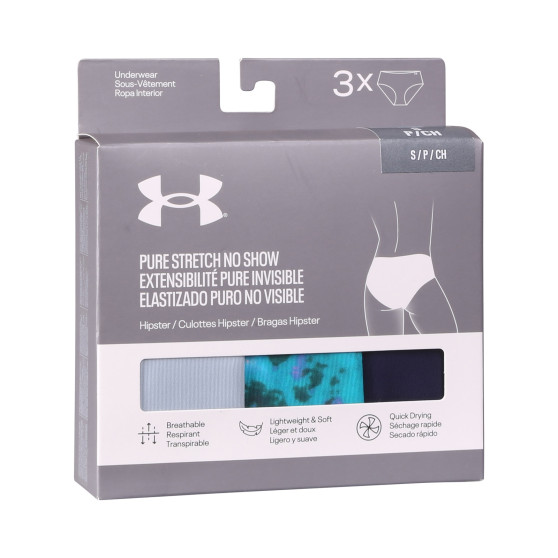 3PACK Dametrusser Under Armour flerfarvet (1383896 100)