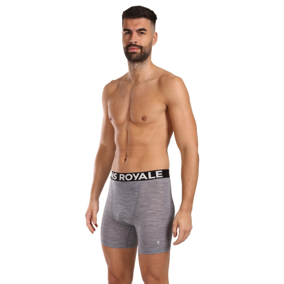 Boxershorts til mænd Mons Royale merino grey (100088-2169-710)