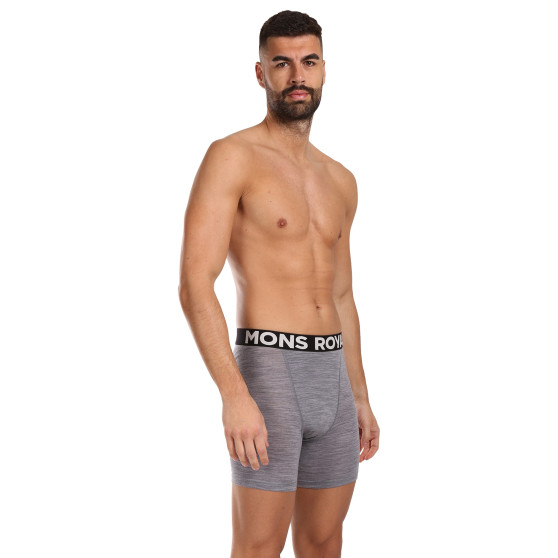 Boxershorts til mænd Mons Royale merino grey (100088-2169-710)