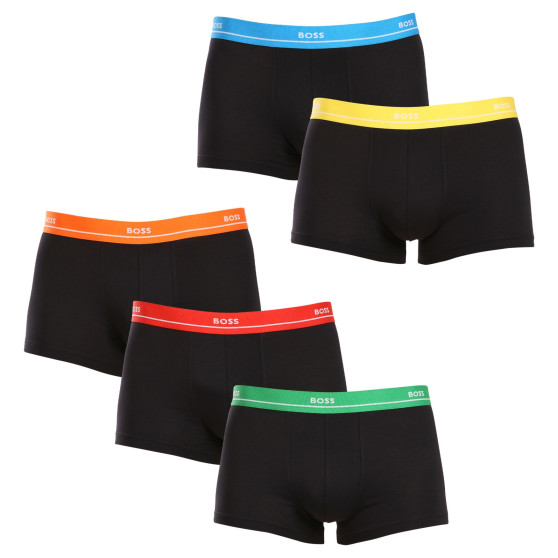 5PACK Boxershorts til mænd BOSS sort (50489616 999)