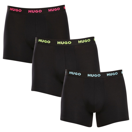 3PACK Boxershorts til mænd HUGO sort (50503079 971)