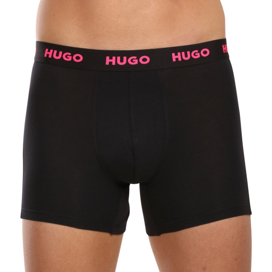 3PACK Boxershorts til mænd HUGO sort (50503079 971)