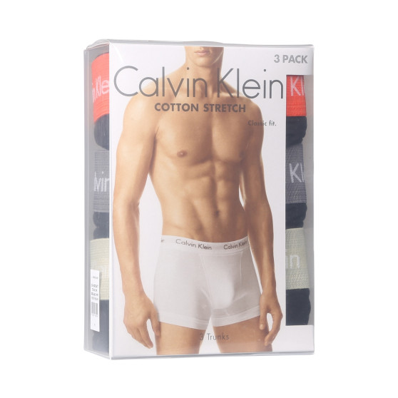 3PACK Boxershorts til mænd Calvin Klein sort (U2662G-MWR)