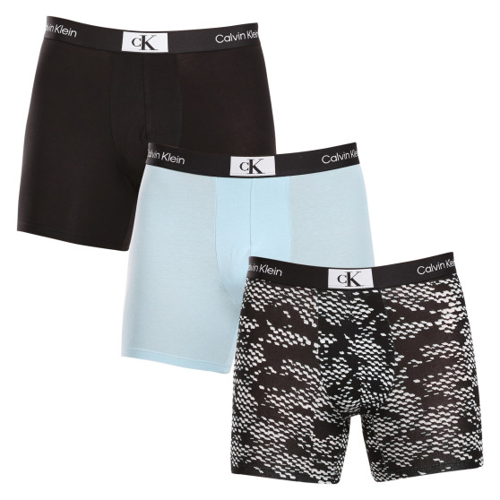 3PACK Boxershorts til mænd Calvin Klein flerfarvet (NB3529E-MRU)