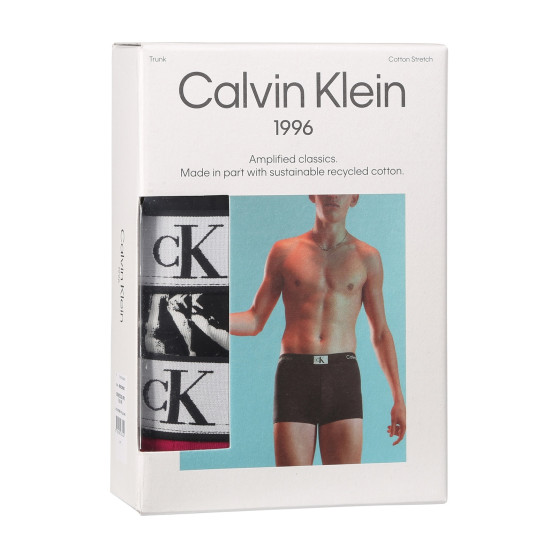 3PACK Boxershorts til mænd Calvin Klein flerfarvet (NB3528E-MRS)