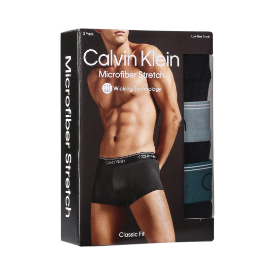 3PACK Boxershorts til mænd Calvin Klein sort (NB2569A-N2L)