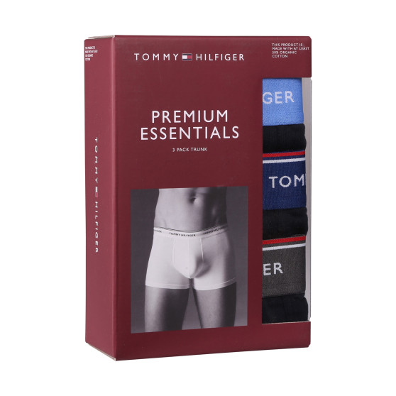 3PACK Boxershorts til mænd Tommy Hilfiger mørkeblå (UM0UM01642 0SS)