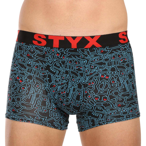 6PACK Boxershorts til mænd Styx art sports gummi flerfarvet (6G12697124/2)