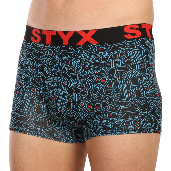 6PACK Boxershorts til mænd Styx art sports gummi flerfarvet (6G12697124/2)