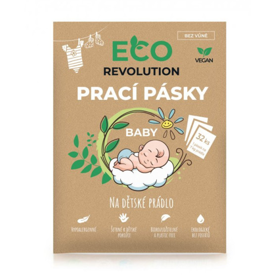 EcoRevolution Vaskebånd baby 32stk (ECO9932)