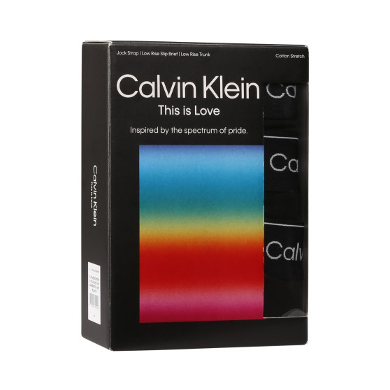 3PACK herreundertøj Calvin Klein mix sort (NB3877A-UB1)