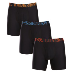 3PACK Boxershorts til mænd Under Armour sort (1383878 002)