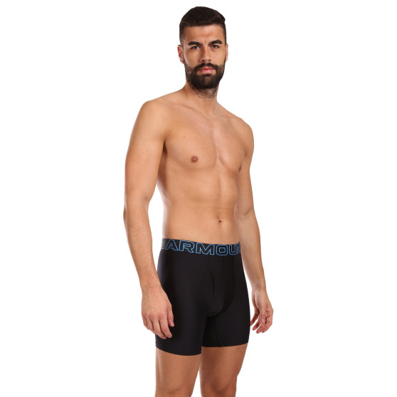 3PACK Boxershorts til mænd Under Armour sort (1383878 002)