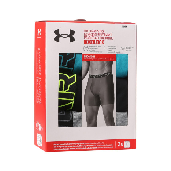 3PACK Boxershorts til mænd Under Armour flerfarvet (1383878 464)