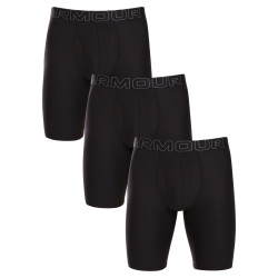 3PACK Boxershorts til mænd Under Armour sort (1383880 001)