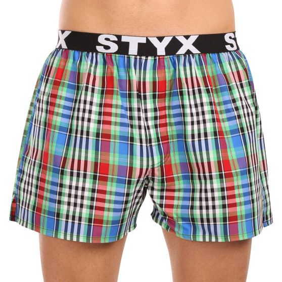 Boxershorts til mænd Styx sport gummi flerfarvet (B1036)