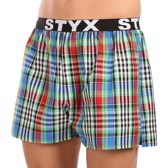 Boxershorts til mænd Styx sport gummi flerfarvet (B1036)