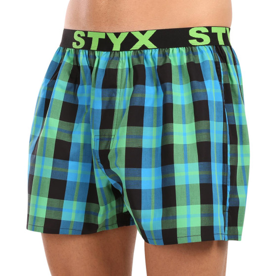 Boxershorts til mænd Styx sport gummi flerfarvet (B1038)