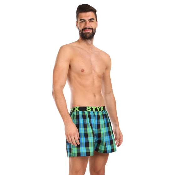 Boxershorts til mænd Styx sport gummi flerfarvet (B1038)