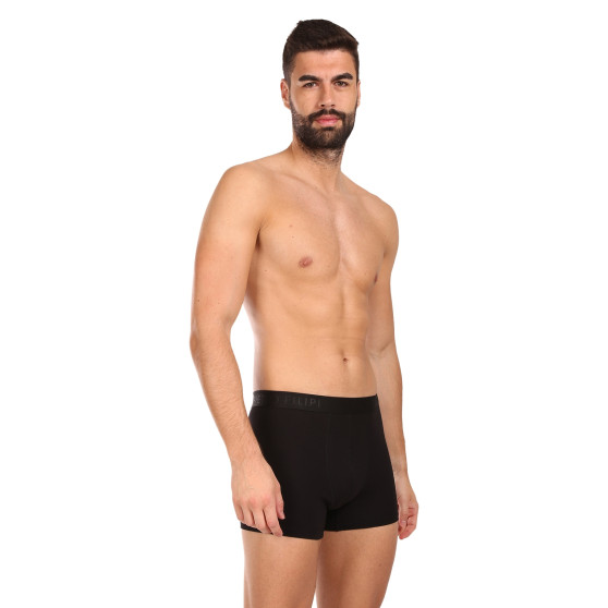 3PACK Boxershorts til mænd Pietro Filipi sort (3BCL001)