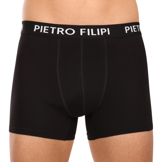 3PACK Boxershorts til mænd Pietro Filipi sort (3BCL002)