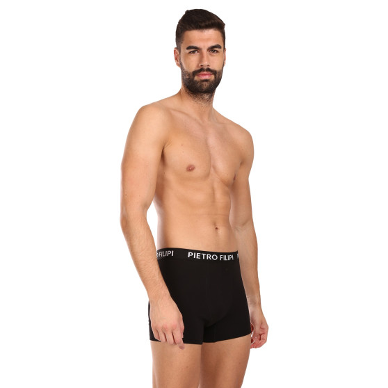 3PACK Boxershorts til mænd Pietro Filipi sort (3BCL002)