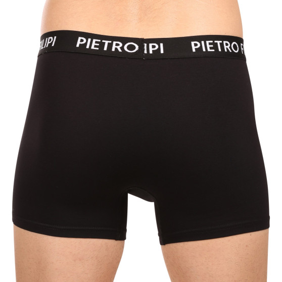 3PACK Boxershorts til mænd Pietro Filipi sort (3BCL004)