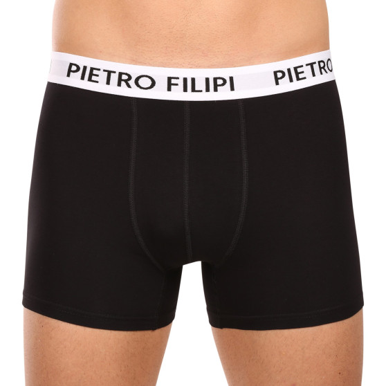 3PACK Boxershorts til mænd Pietro Filipi sort (3BCL007)